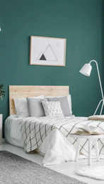 Best colours for bedroom to make it look bigger:Image