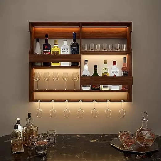 Wall-mounted bar cabinets:Image